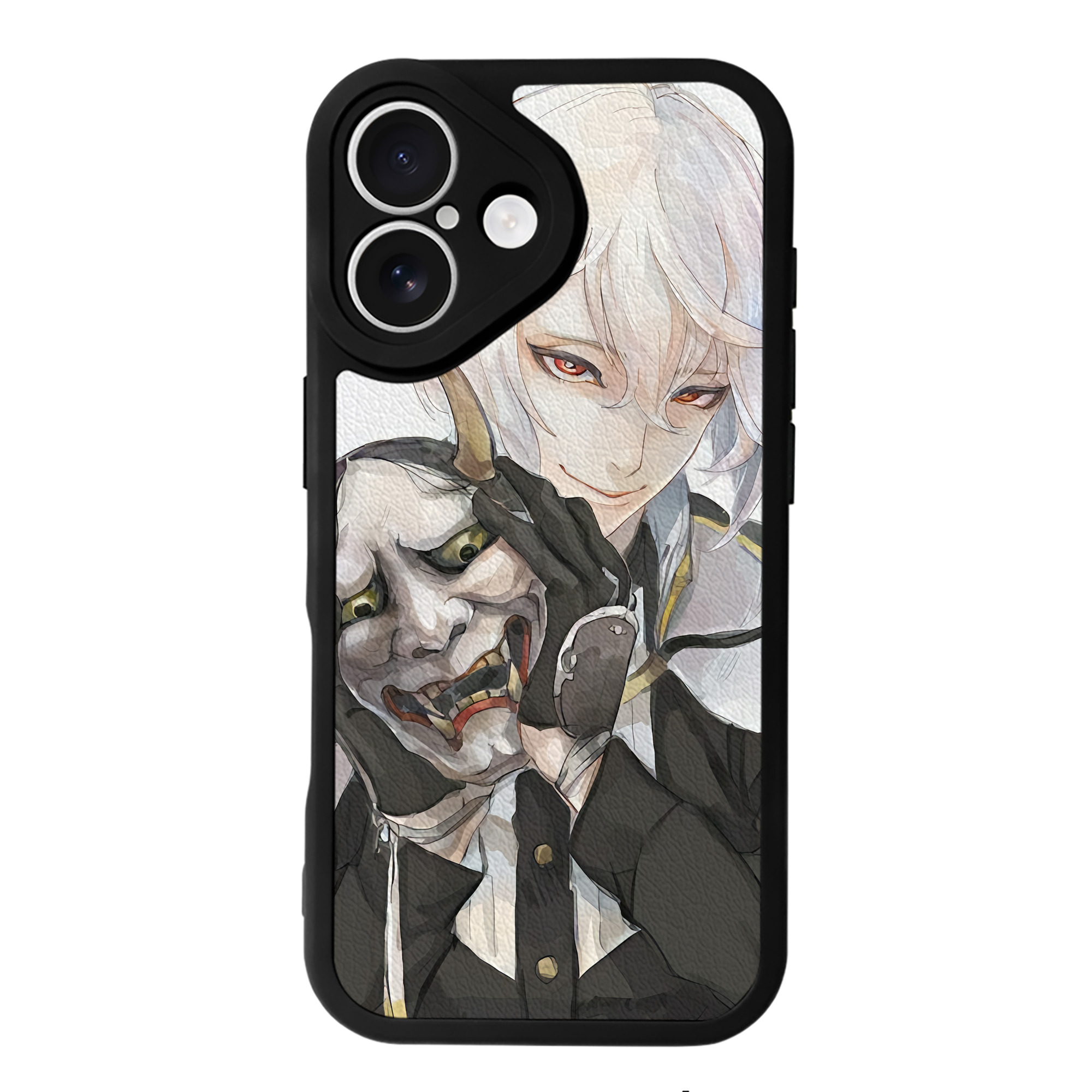 （画像用） 刀剣乱舞 Touken Ranbu 【iPhone 16シリーズ対応】シリコンスマホケース（レザー調） 材質：シリコン
